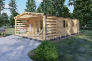 Residential Log Cabin Blyth 44mm, 9.2×5.6, 46m²