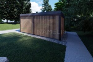 Single Wooden Carport Heaton 18m²