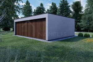 SIP Insulated Double Garage + Storage  Carnforth 56m²