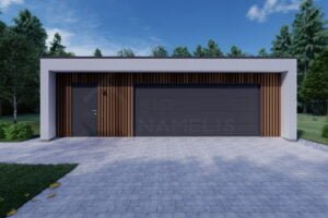 SIP Insulated Double Garage + Storage  Carnforth 56m²