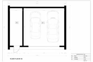 SIP Insulated Double Garage + Storage Morecambe 56m²