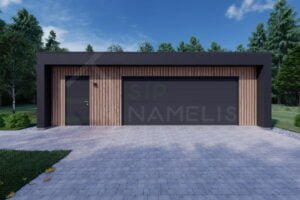 SIP Insulated Double Garage + Storage Morecambe 56m²