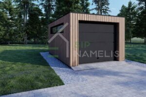 SIP Insulated Garage Dendron 15m²