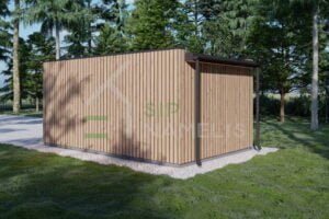 SIP Insulated Garage Dendron 15m²