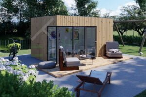 SIP Insulated Garden Pod Belgrade 12.5 m²