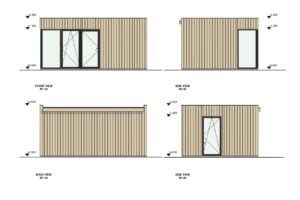 SIP Insulated Garden Room Caracas 17.5 m²