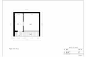 SIP Insulated  Sauna Praha 16m²