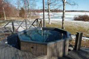 Hot Tub Octagon with Inside Heater Eli 180cm