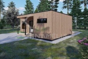 Timber Frame Summer House Owen 47m²