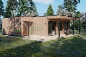 Timber Frame Summer House Owen 47m²