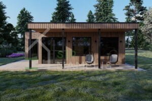 Timber Frame Summer House Owen 47m²