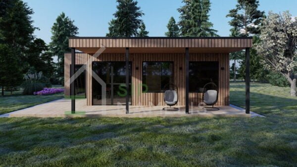 Timber Frame Summer House Owen 47m²