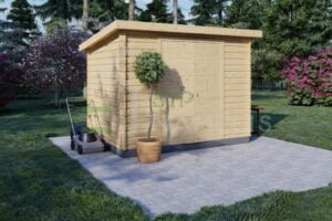 Wooden Garden Shed Bampton 28mm, 2x3, 6m²