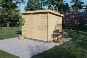 Wooden Garden Shed Bampton 28mm, 2x3, 6m²