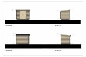 Wooden Garden Shed Carlisle, 28mm, 2x3, 6m²