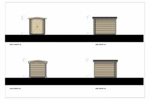 Wooden Garden Shed Orton, 28mm, 2x3, 6m²