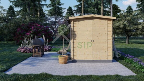 Wooden Garden Shed Orton, 28mm, 2x3, 6m²
