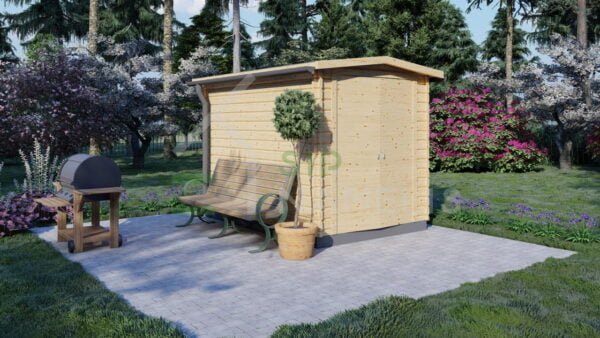 Wooden Garden Shed Orton, 28mm, 2x3, 6m²