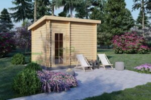 Wooden Sauna Aubrey 8m²