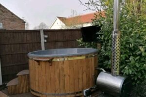Hot Tub with External Heater Safari 200cm