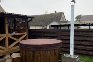 Hot Tub with External Heater Safari 200cm