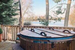 Hot Tub with External Heater Safari 200cm