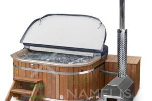 Hot Tub with External Heater Safari 200cm