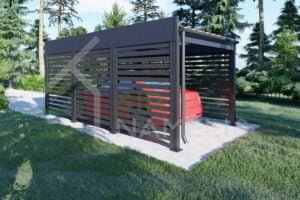 Carport Oxnam 3x6 m, 18m²