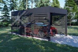 Carport Oxnam 3x6 m, 18m²