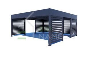 Double Carport Belsay 6x6 m, 36m²