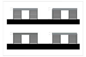 Double Carport Belsay 6x6 m, 36m²