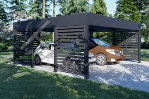 Double Carport Belsay 6x6 m, 36m²