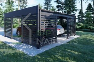 Double Carport Belsay 6x6 m, 36m²