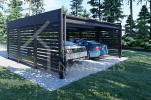 Double Carport Layla 6x6 m, 36m²