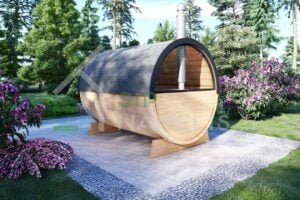 Outdoor Barrel Sauna Elston 2.3x3 m