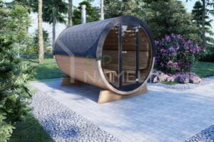 Outdoor Barrel Sauna Elston 2.3x3 m