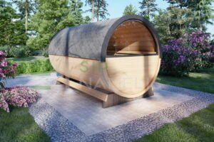 Outdoor Barrel Sauna Fleetwood 2.3x4 m