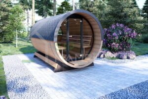 Outdoor Barrel Sauna Fleetwood 2.3x4 m