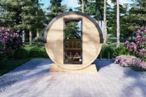 Outdoor Barrel Sauna Preston 2x2.3 m