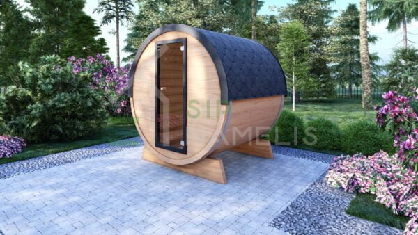 Outdoor Barrel Sauna Preston 2x2.3 m