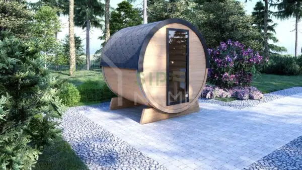 Outdoor Barrel Sauna Preston 2x2.3 m