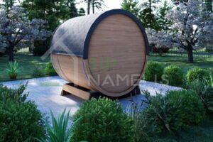 Outdoor Barrel Sauna Warrington 2.0x2.4 m