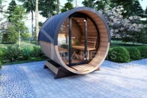 Outdoor Barrel Sauna Warrington 2.0x2.4 m
