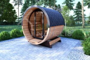 Outdoor Barrel Sauna Warrington 2.0x2.4 m