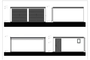 Prefab Double Garage Falmouth 5.8x5 m, 29m²