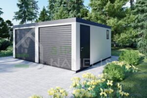 Prefab Double Garage Falmouth 5.8x5 m, 29m²