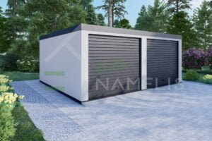 Prefab Double Garage Falmouth 5.8x5 m, 29m²