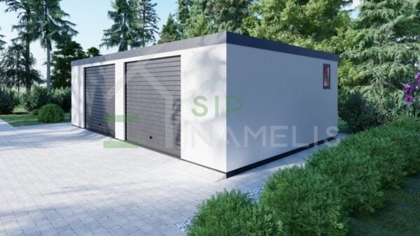 Prefab Double Garage Garras 8x5 m, 40m²