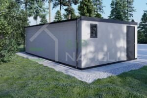 Prefab Double Garage Garras 8x5 m, 40m²