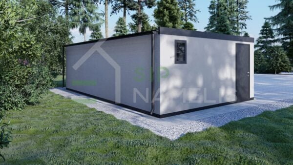 Prefab Double Garage Garras 8x5 m, 40m²